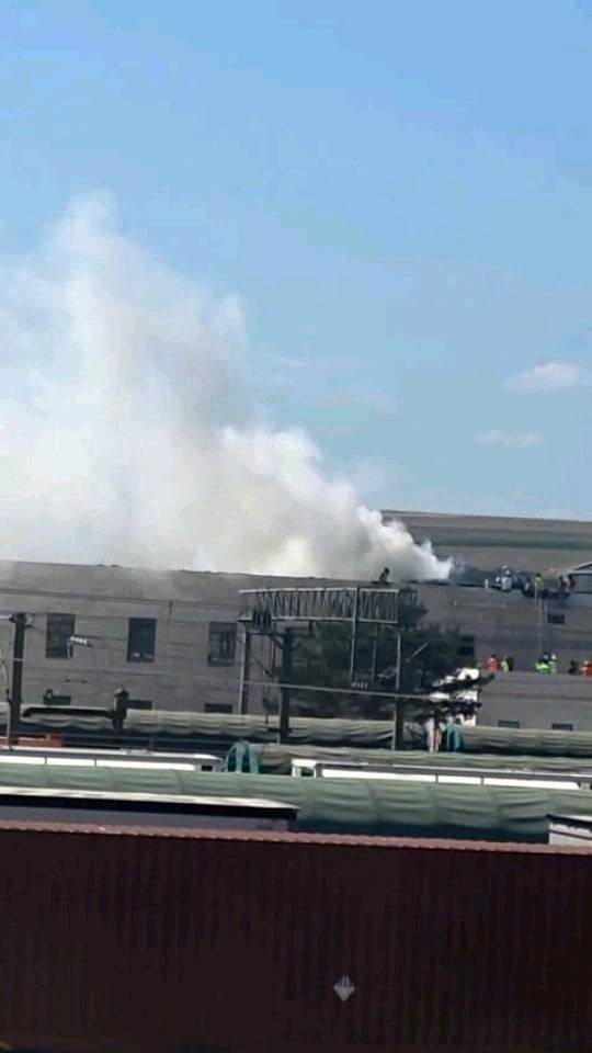 Hızlı tren garında yangın! Kapıkule’de korku dolu anlar