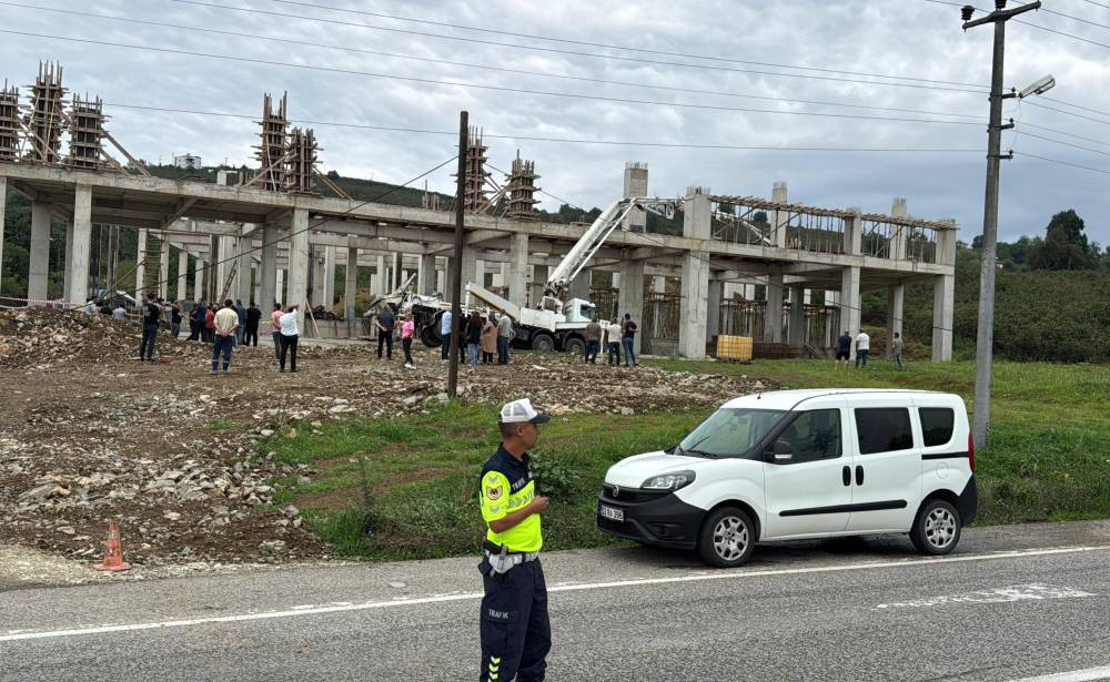 Ordu'da beton pompası dehşeti! Genç işçiyi ezdi