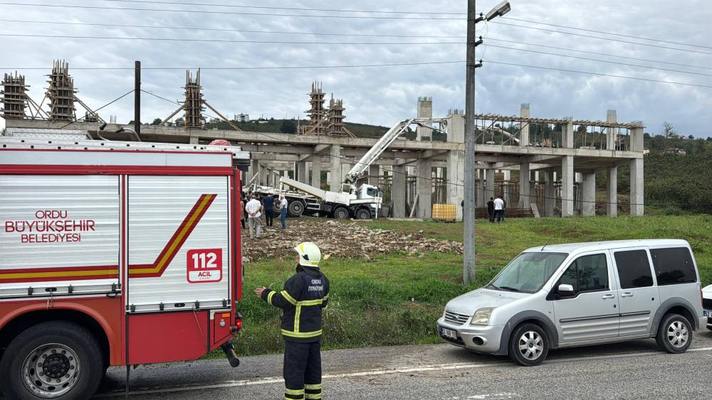 Ordu'da beton pompası dehşeti! Genç işçiyi ezdi
