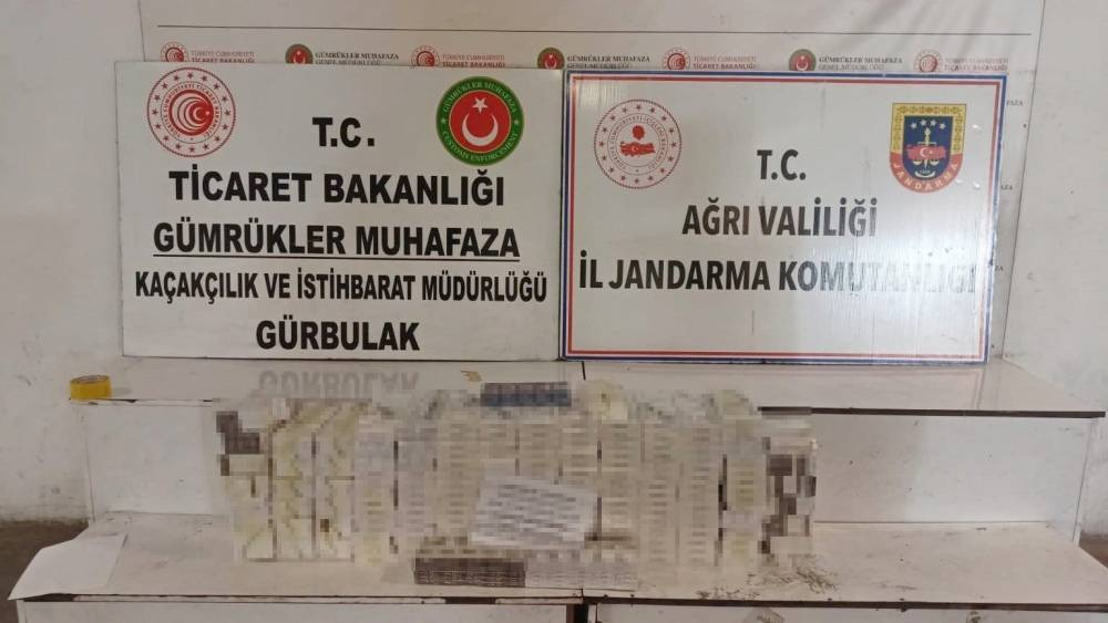 Gürbulak Sınır Kapısı’nda kaçak sigara avı!