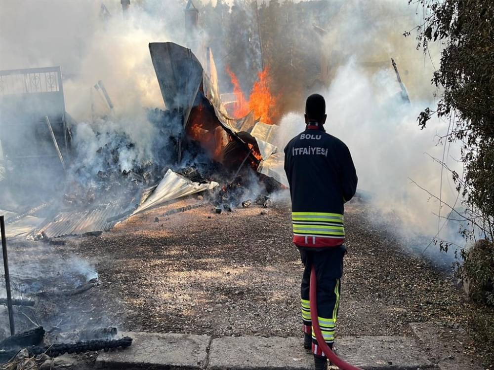 Benzinle başlayan yangın yaylayı sardı! Kundakçının mezarlık planı çöktü