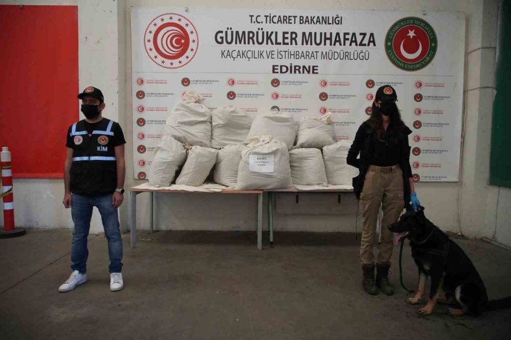 Kapıkule’deki tankerden 114 kilo uyuşturucu çıktı