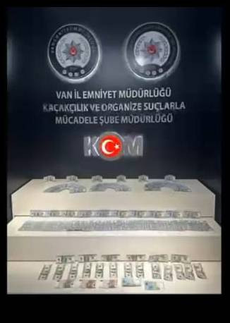 Sahte dolar ve uyuşturucu! Van’da nefes kesen operasyon