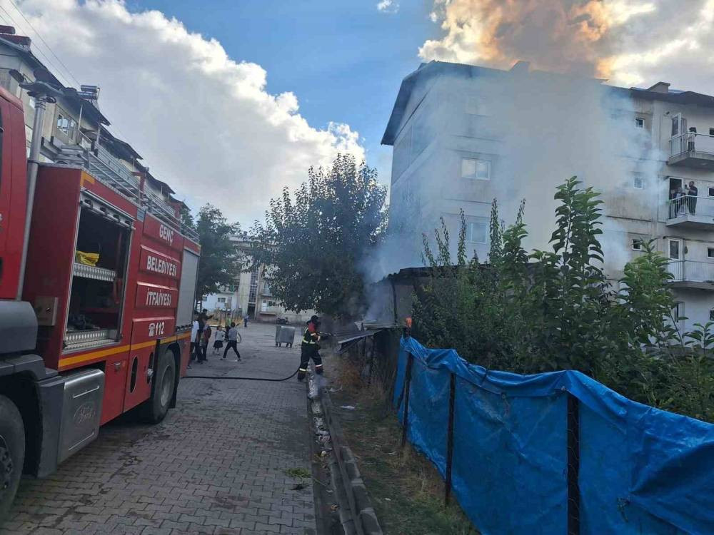Tandırda unutulan köz yangın çıkardı!
