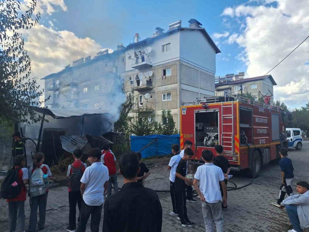 Tandırda unutulan köz yangın çıkardı!