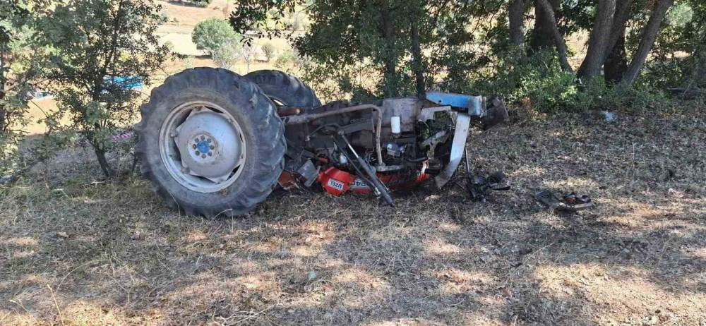 Kuşburnu toplamaya gitti: Traktör devrilince canından oldu!