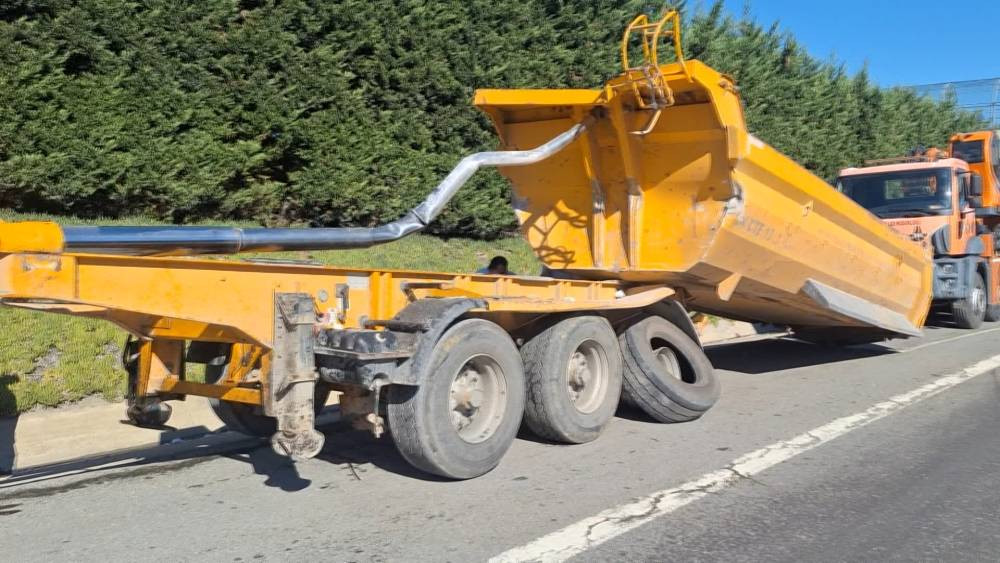 TEM’de damper şoku! TIR sürücüsü yaralandı