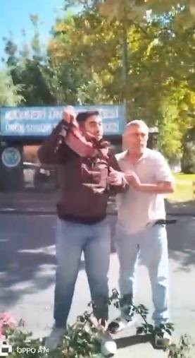 Kayseri'de trafik dehşeti! Yol verme kavgasında yumruklar konuştu