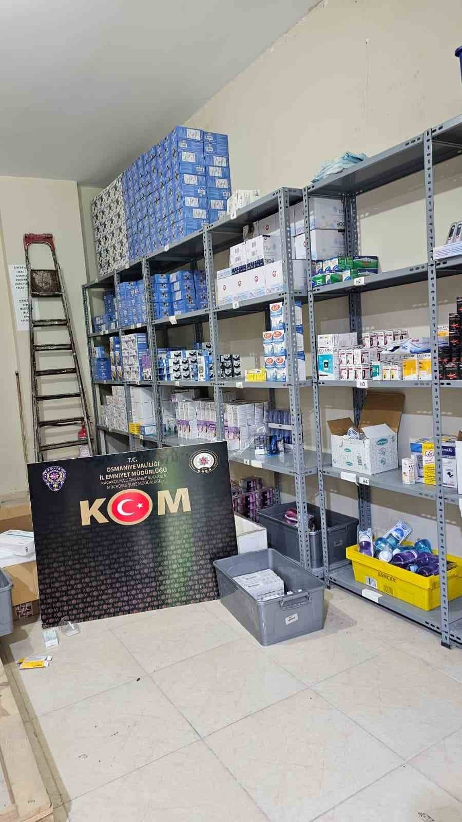 Osmaniye'de ilaç operasyonu! Polis binlercesini ele geçirildi