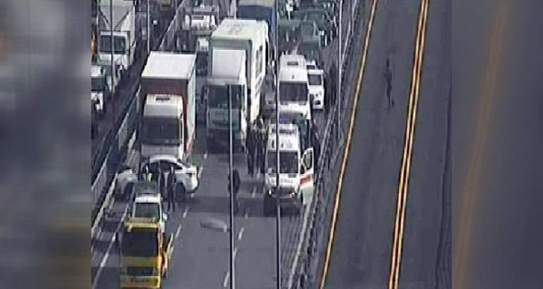 E-5'te zincirleme kaza - Resim : 1