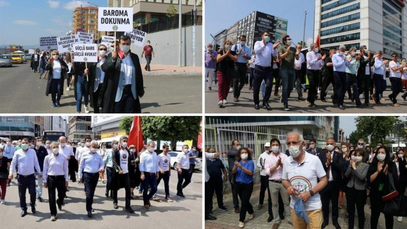 AKP'nin baro teklifine karşı, barolar Ankara'ya yürüyor - Resim : 1