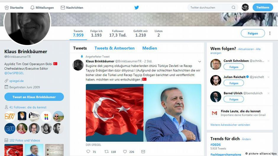 Alman Der Spiegel hacklendi: Erdoğan'a özür mesajları... - Resim : 1