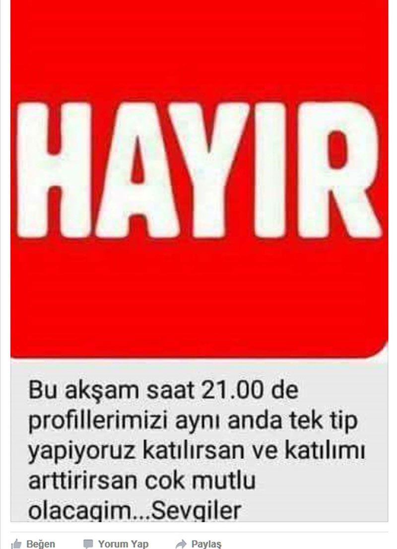 Başkanlığa 'Hayır' kampanyası - Resim : 1